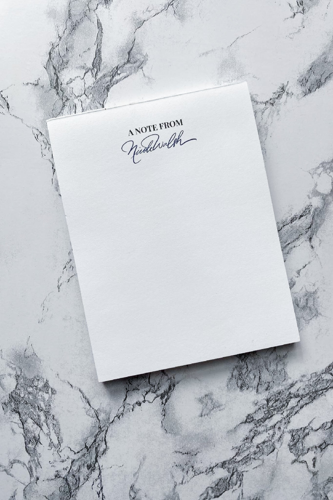 “A NOTE FROM” PERSONALIZED, CUSTOM NOTEPAD