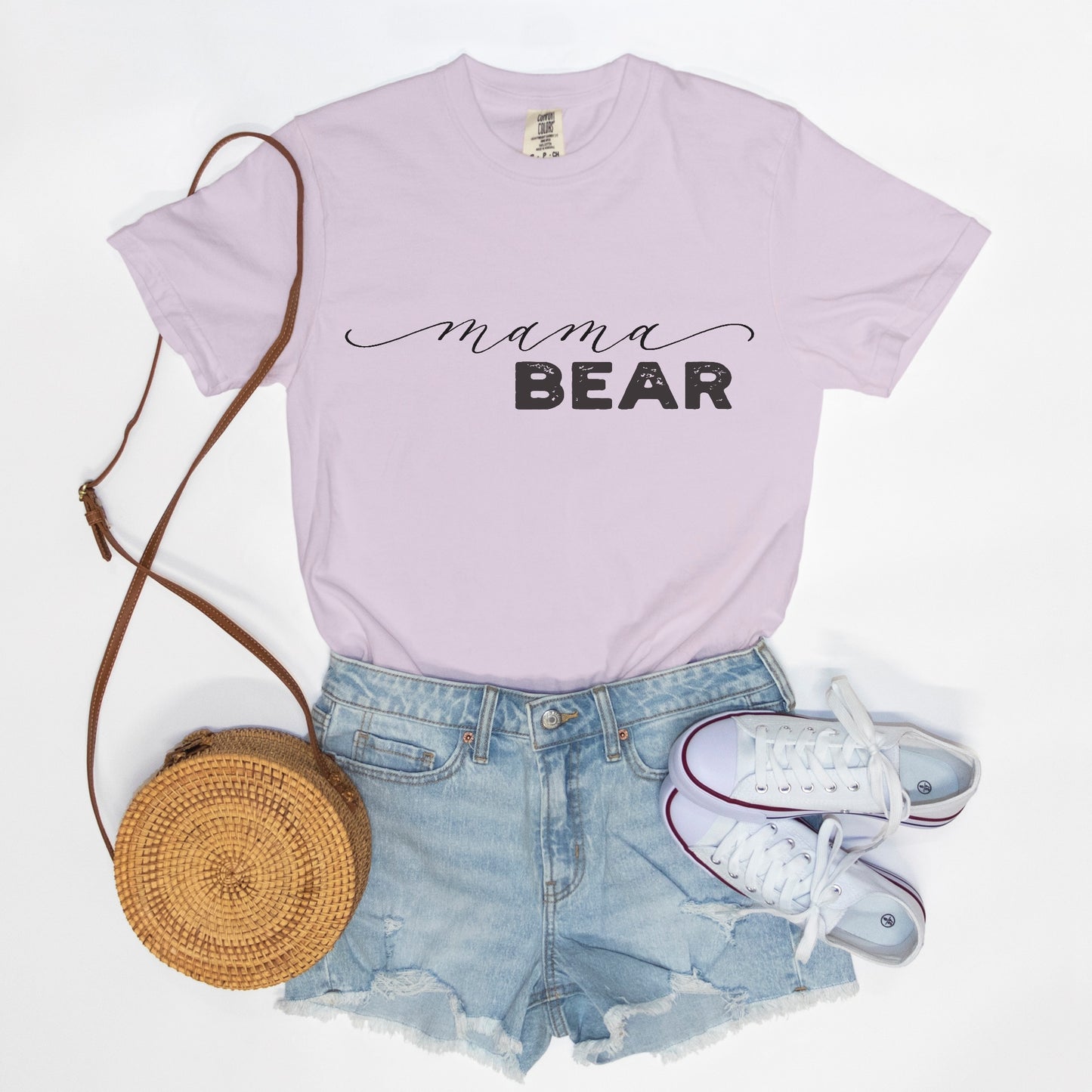 "mama bear" Comfort Colors Tee