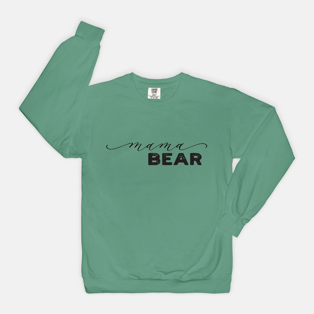 "mama bear" Comfort Colors® Crewneck