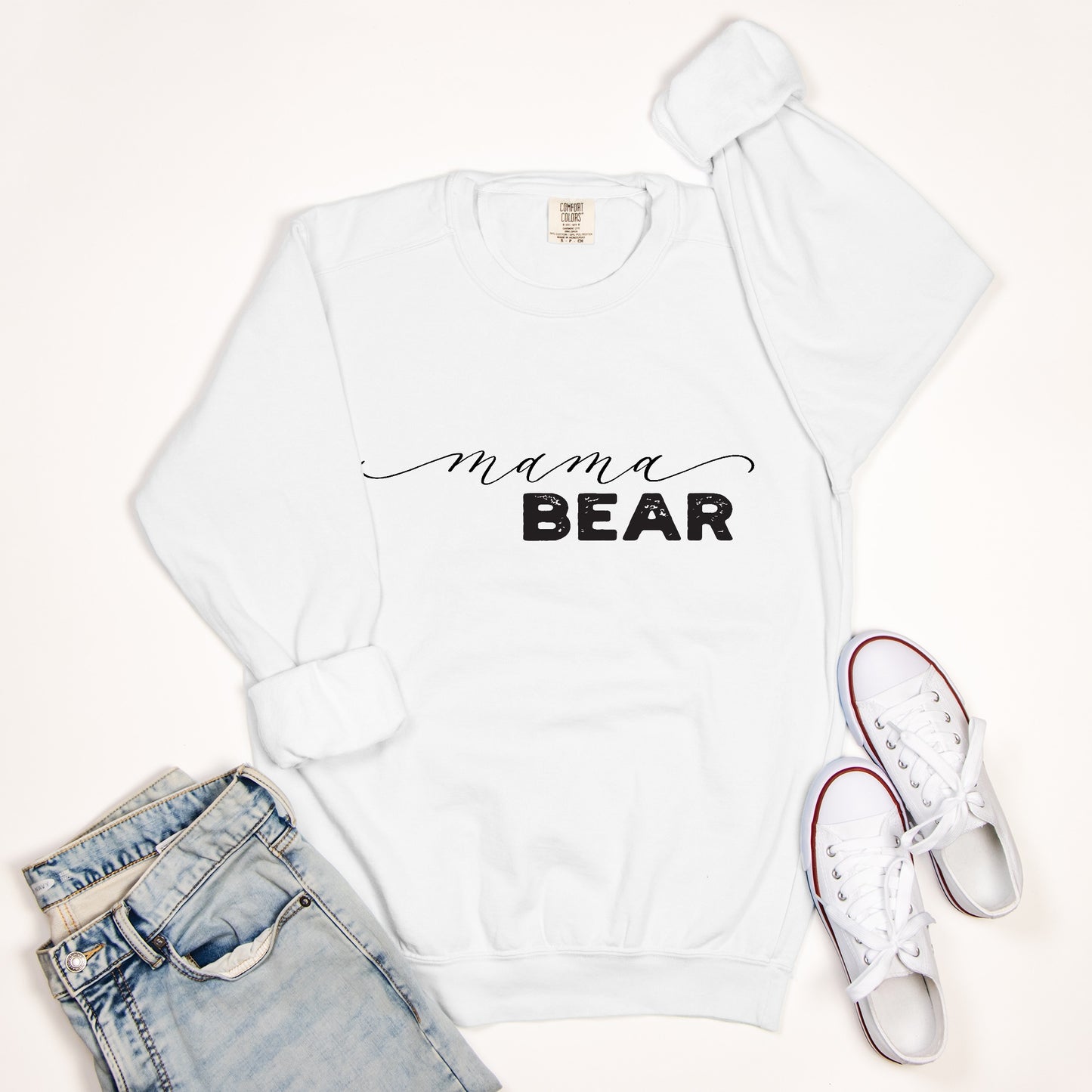 "mama bear" Comfort Colors® Crewneck